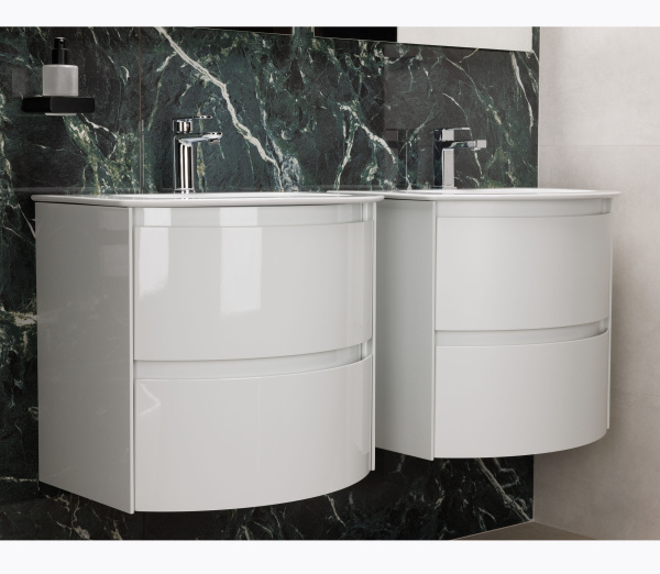 тумба под раковину berloni bagno way round warbs2ced4c 111 60x48 см, с 2-мя ящиками (war0001), цветceramica opaco