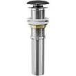 Донный клапан D&K DC9025 click-clack, черный