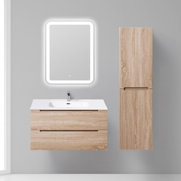 тумба под раковину belbagno etna 90 etna-900-2c-so-wo-p подвесная rovere bianco