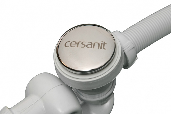 слив-перелив cersanit virgo 63087 click-clack, хром