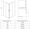 душевой уголок veconi vianno 90×195 см rv13-90-01-c5