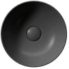 раковина gsi pura 885426 накладная, ø32 см, ardesia opaco (черный матовый)