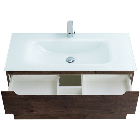 тумба под раковину belbagno etna-h60 90 etna-h60-900-2c-so-rw-p подвесная, цвет rovere moro