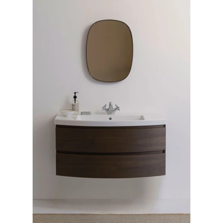 раковина gsi norm 8643111 подвесная, 100x52 см, bianco lucido (белый глянец)