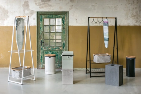 корзина для белья brabantia 120008 черная