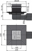 душевой трап alcaplast apv3344