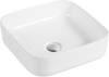 Раковина накладная 38.5 см Aquanet City-1 00211280, белая