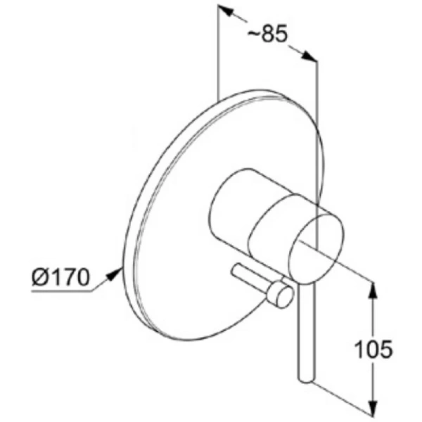 смеситель для ванны kludi bozz 386503976