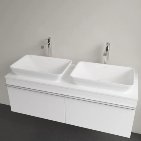 раковина villeroy & boch venticello 41135501 накладная, 55x36 см, альпийский белый
