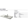 раковина toto public lw765y#xw встраиваемая снизу, 54x46 см, белая