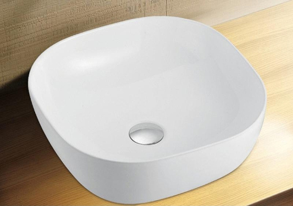 раковина накладная esbano enola 42 см esrnenol белая