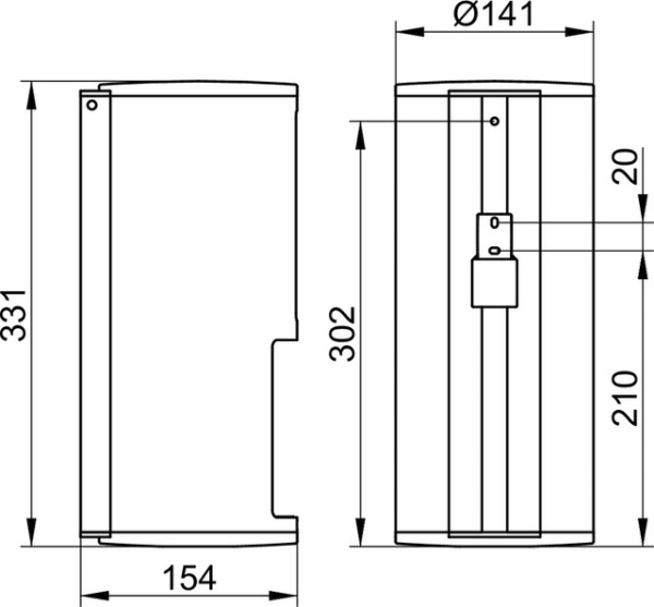 Держатель туалетной бумаги Keuco Plan 14969 011200 на несколько рулонов ширина 120 mm хром