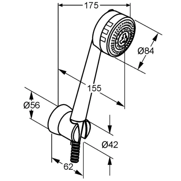 душевой набор kludi zenta 2s 607500500