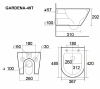 комплект 3 в 1 esbano gardena-49t-w-lps-10gw белый