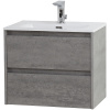 тумба под раковину belbagno kraft kraft 39-500/390-2c-so-cg, цвет серый.