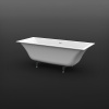 Ванна из искусственного камня Knief Shape 0600-750-01 180х80 см, матовая , цвет белый