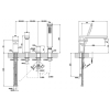 смеситель на борт ванны gessi eleganza 46037#080