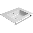 Раковина GSI Pura 8836111 подвесная, 60x50 см, Bianco lucido (Белый глянец)