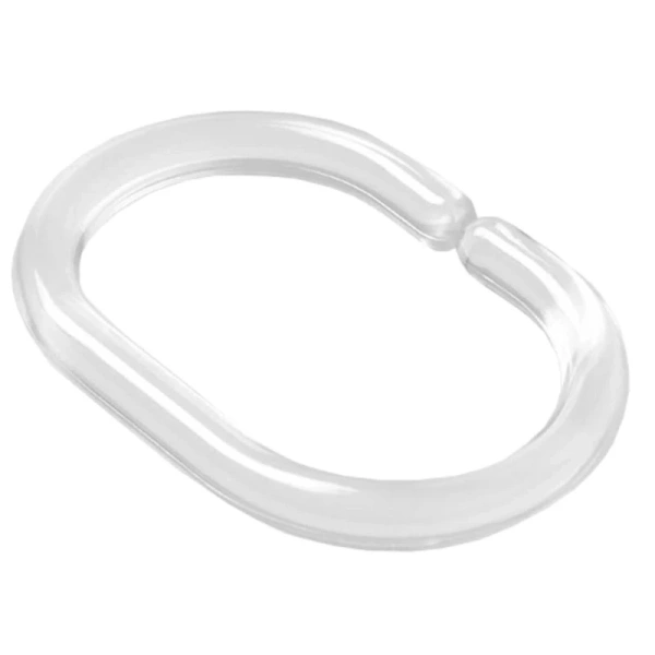 Набор колец для шторы в ванную комнату Iddis Rings RID012P