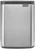 мусорное ведро brabantia bo 222962 7 л, матовая сталь