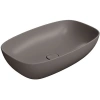 Раковина GSI Nubes 978316 накладная, 60x38 см, Коричневый матовый