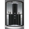 душевая кабина grossman gr-242 120x120 профиль черный стекло прозрачное