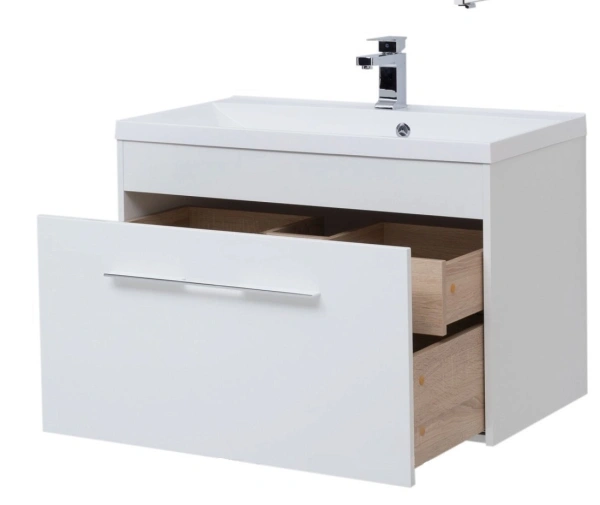 тумба под раковину aquanet августа 90 белый (ручки хром), 00274019