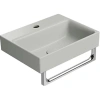 Раковина GSI Nubes 9684117 накладная, 40x32 см, Cenere opaco (Серый матовый)