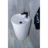 раковина ceramalux nb135 напольная, 44x46 см, цвет белая