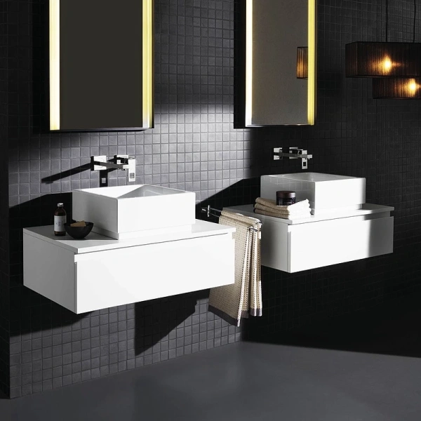 смеситель для раковины без донного клапана grohe eurocube 23447000