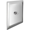 душевая кабина river sena 120x80x26 мт 10000001253 профиль матовый хром задняя стенка белая