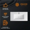 раковина накладная orange 81 b03-800w белая
