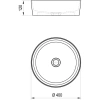 раковина накладная ravak uni 400 xjx01140001