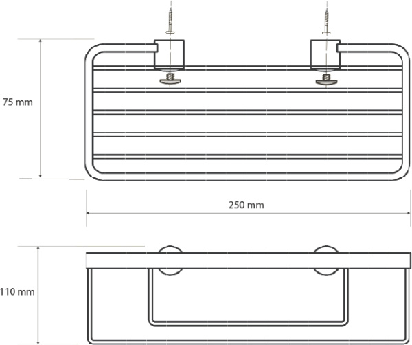 Полка для ванной Bemeta Cytro 146208362