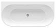 Ванна Ravak Freedom W XC00100024 акриловая, пристенная, 166x80 см, белый