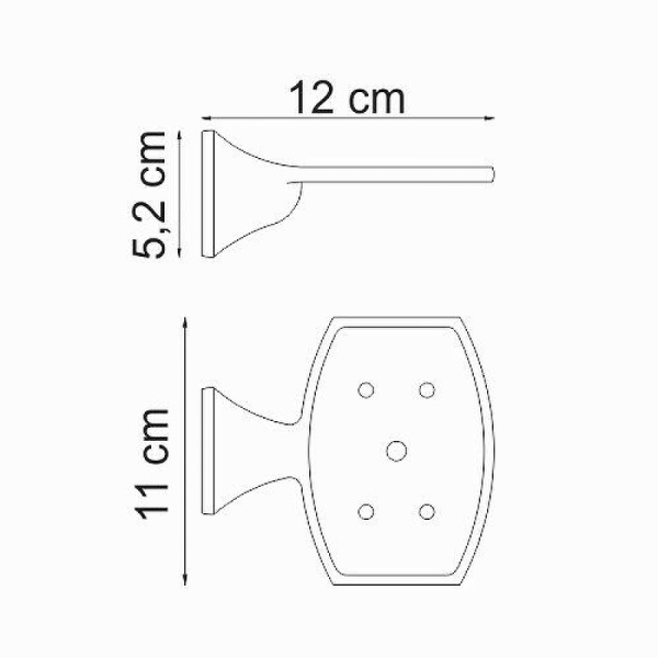 Мыльница WasserKRAFT Wern K-2569 цвет хром