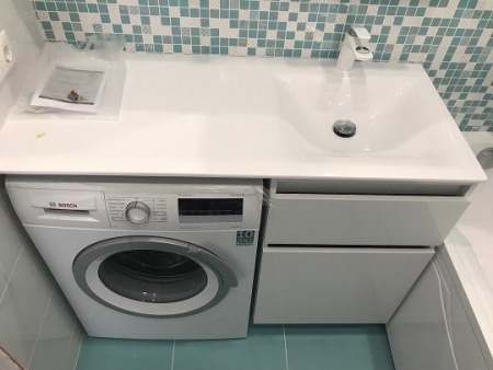 раковина над стиральной машиной цвет и стиль эргономика нф-00008440 115 r