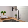 смеситель для кухни hansgrohe metris m71 14820000, хром