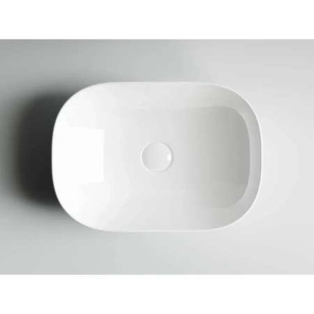 раковина ceramicanova element cn6009 накладная, 45.5x32.5 см, белая