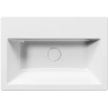 раковина gsi kube x 9433111 встраиваемая сверху, 58x40 см, bianco lucido (белый глянец)