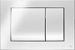 Кнопка для инсталляции OLI Metal dual 656006 цвет хром матовый, антивандальная