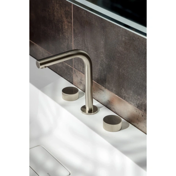 смеситель для раковины boheme stick linea 152-nb.3 никель матовый