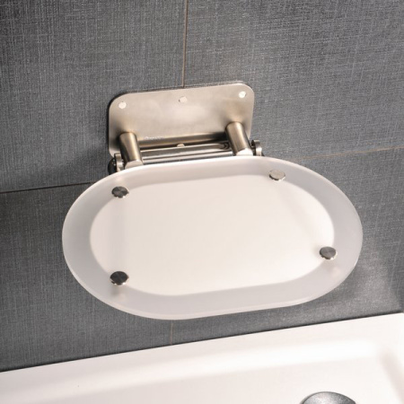 сиденье для душа ravak ovo chrom clear/stainless b8f0000029