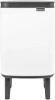 мусорное ведро brabantia bo hi 227042 4 л, белое