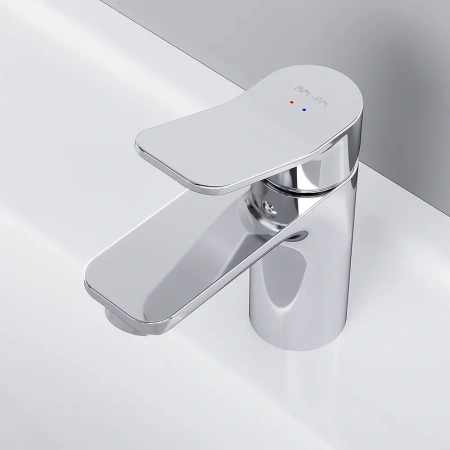 смеситель am.pm x-joy f85a02100 для раковины, цвет хром