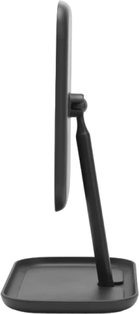 косметическое зеркало brabantia renew 280702 без подсветки, поворотное, темно-серое