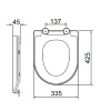 сиденье для унитаза orange c01-003w с микролифтом