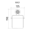 держатель туалетной бумаги boheme royal cristal 10921-cr-b с крышкой хром