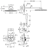 душевой комплект 310 мм grohe rainshower grohtherm smartcontrol 34705000