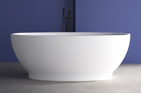 Акриловая ванна Abber AB9207 165х80 см, без гидромассажа, цвет белый